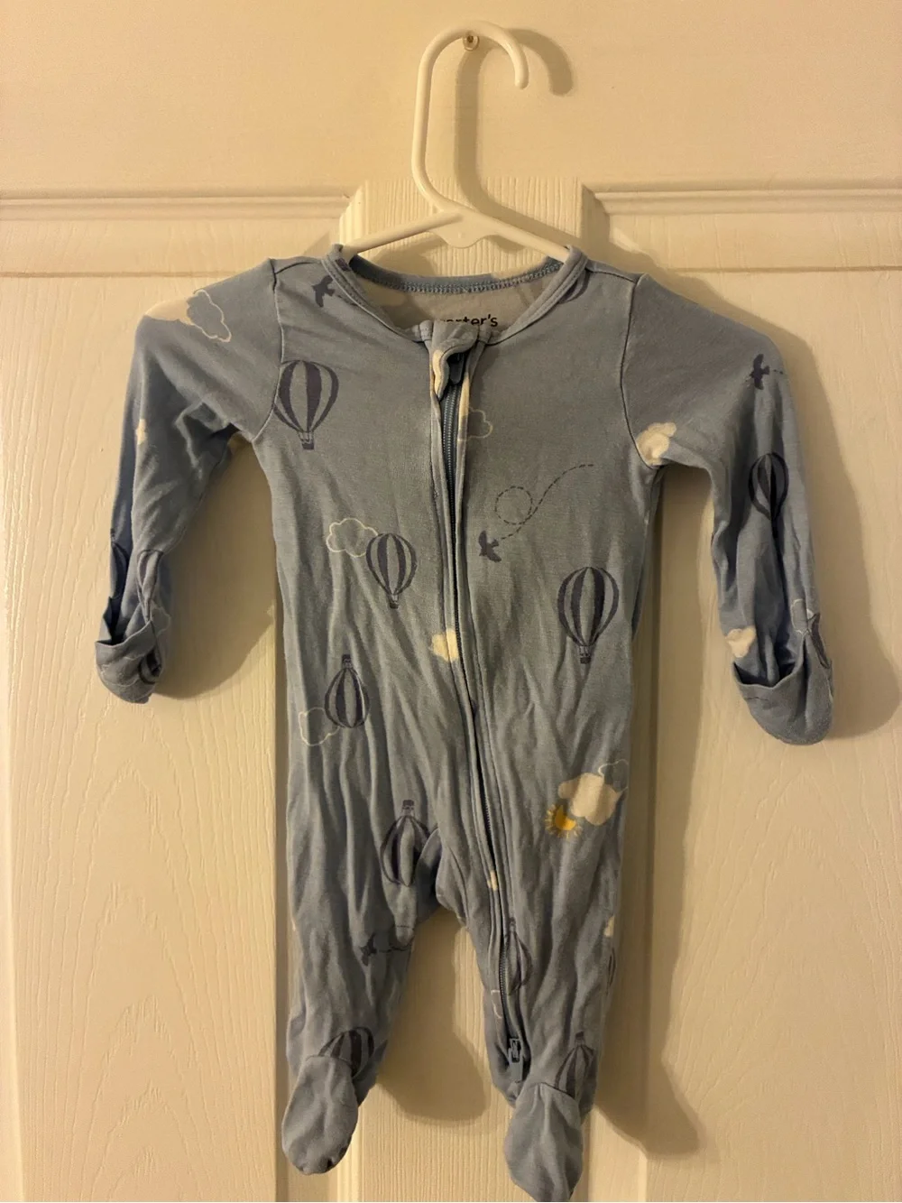 Carter's Child of Mine Sleep N’ Play bamboo pajama set